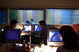 観察室の様子